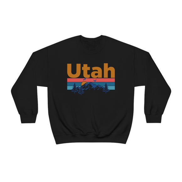 Utah Sweatshirt - Mountain & Birds Unisex