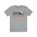 Ski Bum T-Shirt - Retro Mountain Adult Unisex Ski Bum T Shirt-4