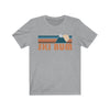 Ski Bum T-Shirt - Retro Mountain Adult Unisex Ski Bum T Shirt
