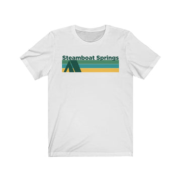 Steamboat Springs, Colorado T-Shirt - Retro Camping Adult Unisex Steamboat Springs T Shirt - 0