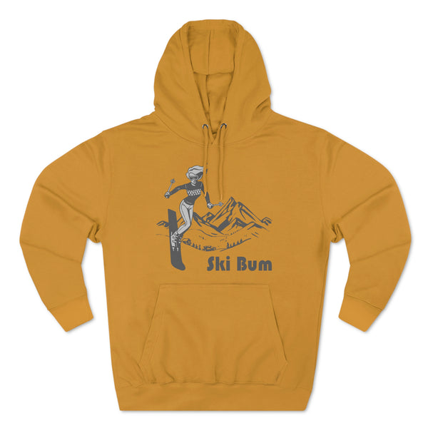 Premium Ski Bum Hoodie - Retro Unisex Sweatshirt