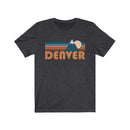 Denver, Colorado T-Shirt - Retro Mountain Adult Unisex Denver T Shirt-5