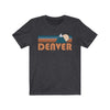 Denver, Colorado T-Shirt - Retro Mountain Adult Unisex Denver T Shirt