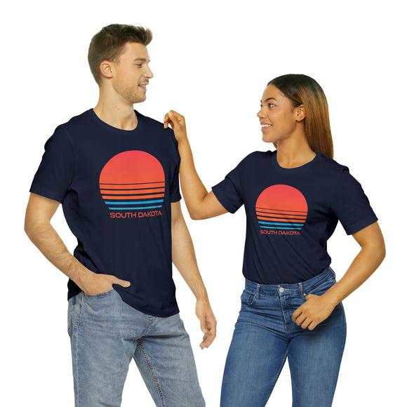 South Dakota T-Shirt - Retro 80s Unisex South Dakota Shirt