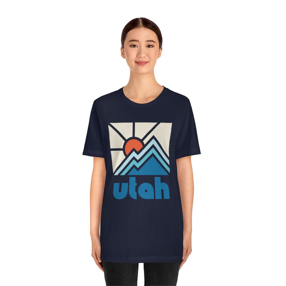 Utah Shirt, Utah Retro T-Shirt, Colorful Utah tee, Utah Mountain Shirt