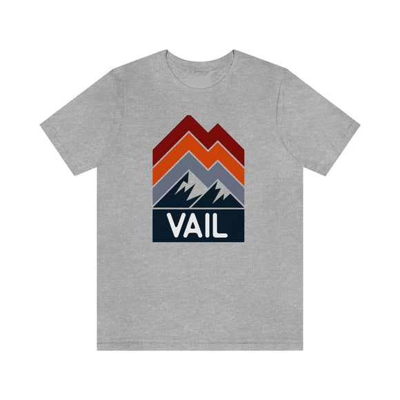 Vail, Colorado T-Shirt - Retro Mountain Unisex Vail Shirt
