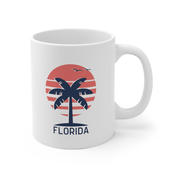 Florida Mug, Ceramic Florida Mug, Florida Coffee Mug