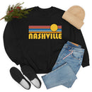 Nashville, Tennessee Sweatshirt - Retro Sunrise Unisex-9