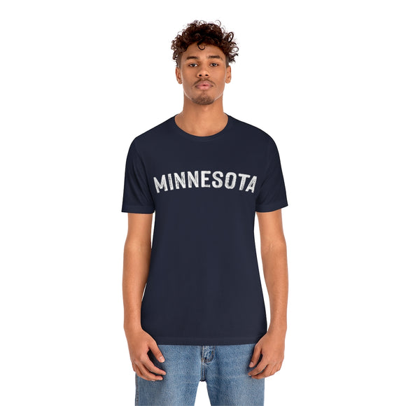 Minnesota T-Shirt - Paint Text Unisex Minnesota Shirt