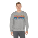 Jackson Hole, Wyoming Sweatshirt - Mountain & Birds Unisex-20