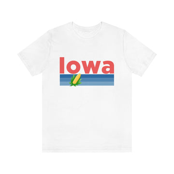 Buy white Iowa T-Shirt - Retro Corn Unisex Iowa Shirt