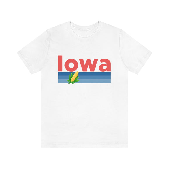 Iowa T-Shirt - Retro Corn Unisex Iowa Shirt