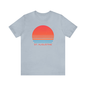 Buy light-blue St. Augustine, Florida T-Shirt - Retro 80s Unisex St. Augustine Shirt