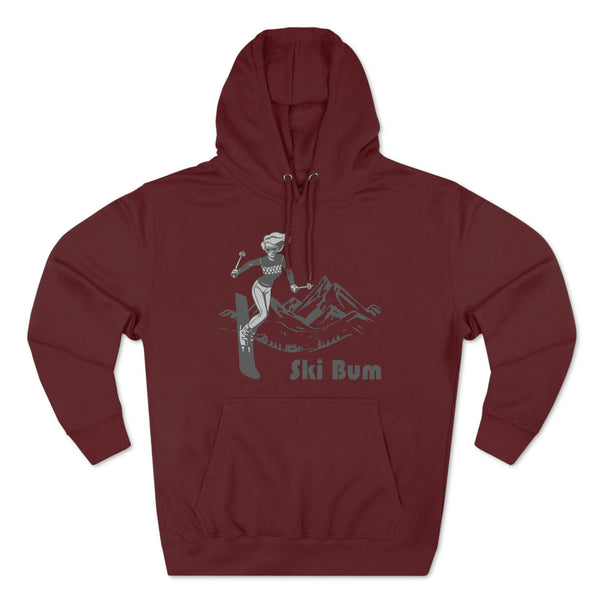 Premium Ski Bum Hoodie - Retro Unisex Sweatshirt