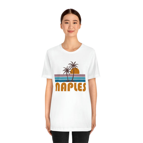 Naples, Florida T-Shirt - Retro Palm Tree Unisex Naples Shirt