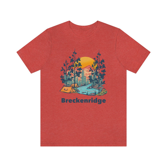 Breckenridge, Colorado T-Shirt - Mountain Illustration Unisex Breckenridge Shirt