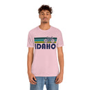 Idaho T-Shirt - Retro Mountain Bike Adult Unisex Idaho T Shirt-57
