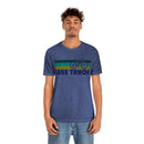 Lake Tahoe T-Shirt - Retro Mountain Bike Adult Unisex Lake Tahoe, Idaho T Shirt-48