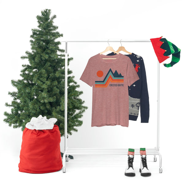 Crested Butte, Colorado T-Shirt - Retro Mountain Unisex Crested Butte Shirt