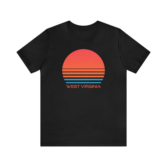 West Virginia T-Shirt - Retro 80s Unisex West Virginia Shirt