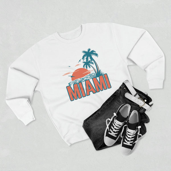 Premium Miami, Florida Sweatshirt - Unisex Premium Crewneck Sweatshirt