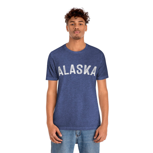 Alaska T-Shirt - Paint Text Unisex Alaska Shirt