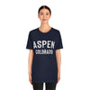 Aspen, Colorado Shirt - Paint Text Unisex Aspen T-Shirt