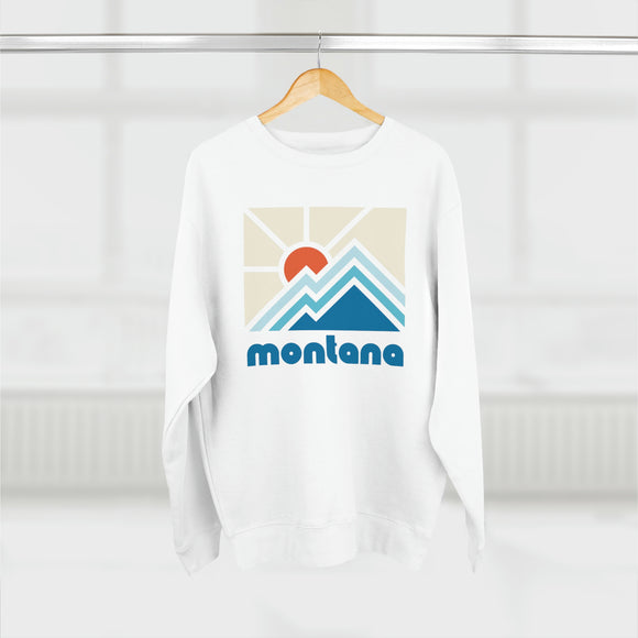 Premium Montana Crewneck Sweatshirt - Retro Unisex Sweatshirt