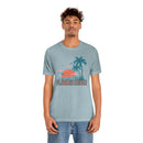 Flagler Beach, Florida T-Shirt - Retro Palm Tree & Beach Unisex Flagler Beach Shirt-36