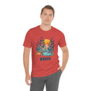 Bend, Oregon T-Shirt - Mountain Illustration Bend Washington Shirt-61