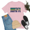 Santa Fe T-Shirt - Retro Mountain Bike Adult Unisex Santa Fe, New Mexico T Shirt