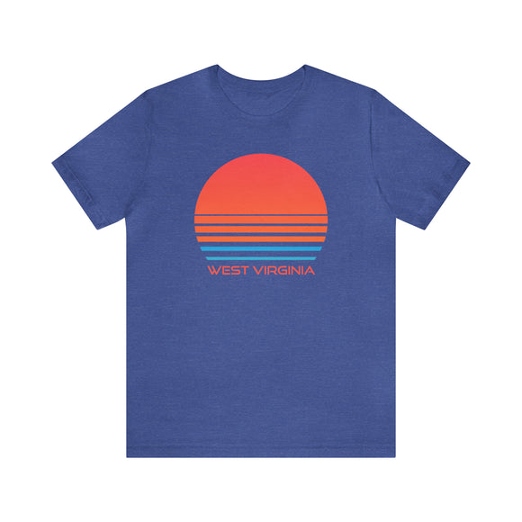 West Virginia T-Shirt - Retro 80s Unisex West Virginia Shirt