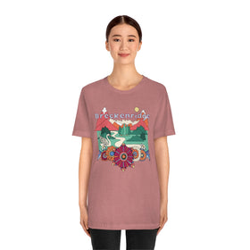 Breckenridge T-Shirt - Retro Mountain / Hippie Style Breckenridge, Colorado Shirt
