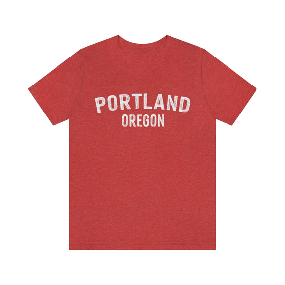Portland, Oregon Shirt - Paint Text Unisex Portland T-Shirt