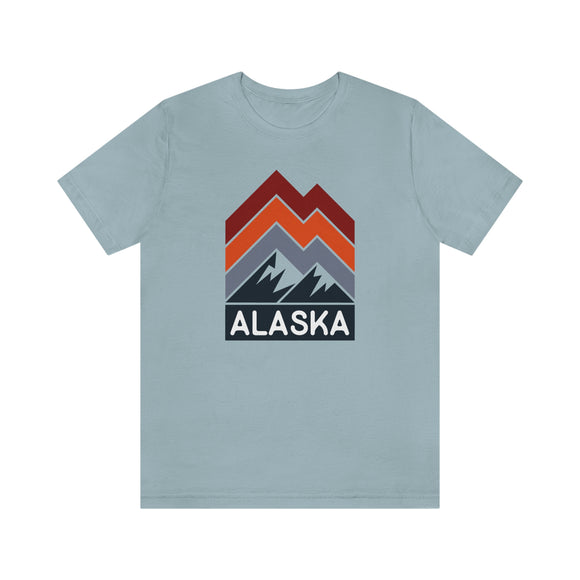 Alaska T-Shirt - Retro Mountain Unisex Alaska Shirt