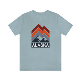 Alaska T-Shirt - Retro Mountain Unisex Alaska Shirt