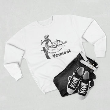 Premium Vermont Crewneck Sweatshirt - Retro Unisex Sweatshirt - 0