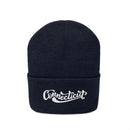 Connecticut Beanie - Adult Hand Lettered Embroidered Connecticut Knit Hat-10