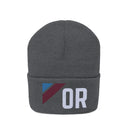Oregon Beanie - Adult Embroidered Retro Oregon Knit Hat-2