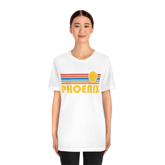 Phoenix, Arizona T-Shirt - Retro Sun Unisex Phoenix T Shirt