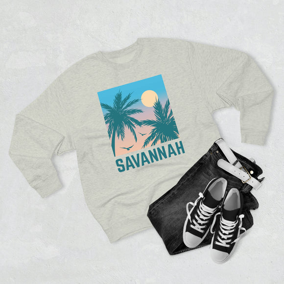 Premium Savannah, Georgia Sweatshirt - Unisex Premium Crewneck Sweatshirt