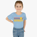 Detroit Baby Bodysuit - Retro Sun Detroit, Michigan Baby Bodysuit-3