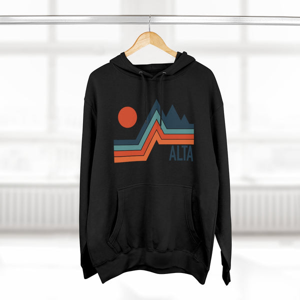 Premium Alta, Utah Hoodie - Retro Unisex Sweatshirt