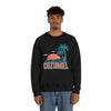 Cozumel, Mexico Sweatshirt - Unisex Retro Palm Tree Crewneck Cozumel Sweatshirt