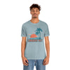 Longboat Key, Florida T-Shirt - Retro Palm Tree & Beach Unisex Longboat Key Shirt