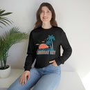 Longboat Key, Florida Sweatshirt - Unisex Retro Palm Tree Crewneck Longboat Key Sweatshirt-16