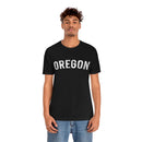 Oregon T-Shirt - Paint Text Unisex Oregon Shirt-9