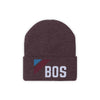 Boston, Massachusetts Beanie - Adult Embroidered Retro Boston Knit Hat