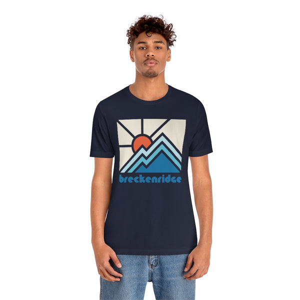 Breckenridge Shirt, Colorado Retro T-Shirt, Colorful Colorado tee, Breckenridge Mountain Shirt