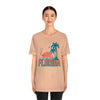 Florida T-Shirt - Retro Palm Tree & Beach Unisex Florida Shirt